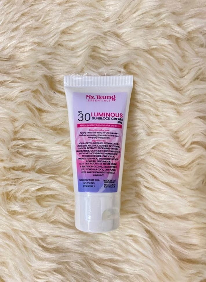 واقي الشمس من السيدة تسونغ